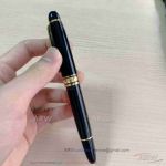 AAA Replica Montblanc Yellow Gold And Black Lacquer Fountain Pen - Only For Bitcoin Payment